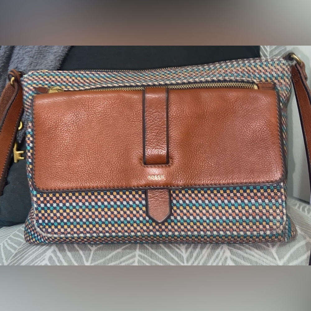 Fossil Colorful Crossbody Bag EUC